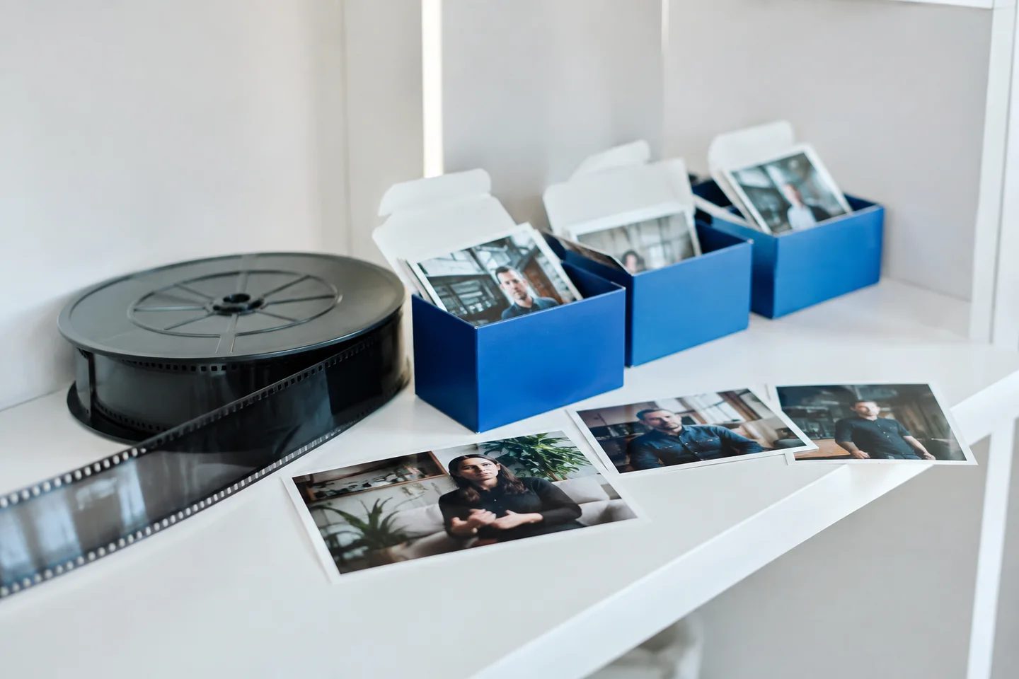 One long recording represented alongside several smaller media packages.